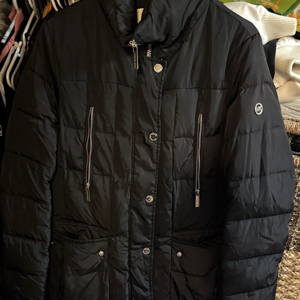 Michael Kors Black Puffer Jacket for Women